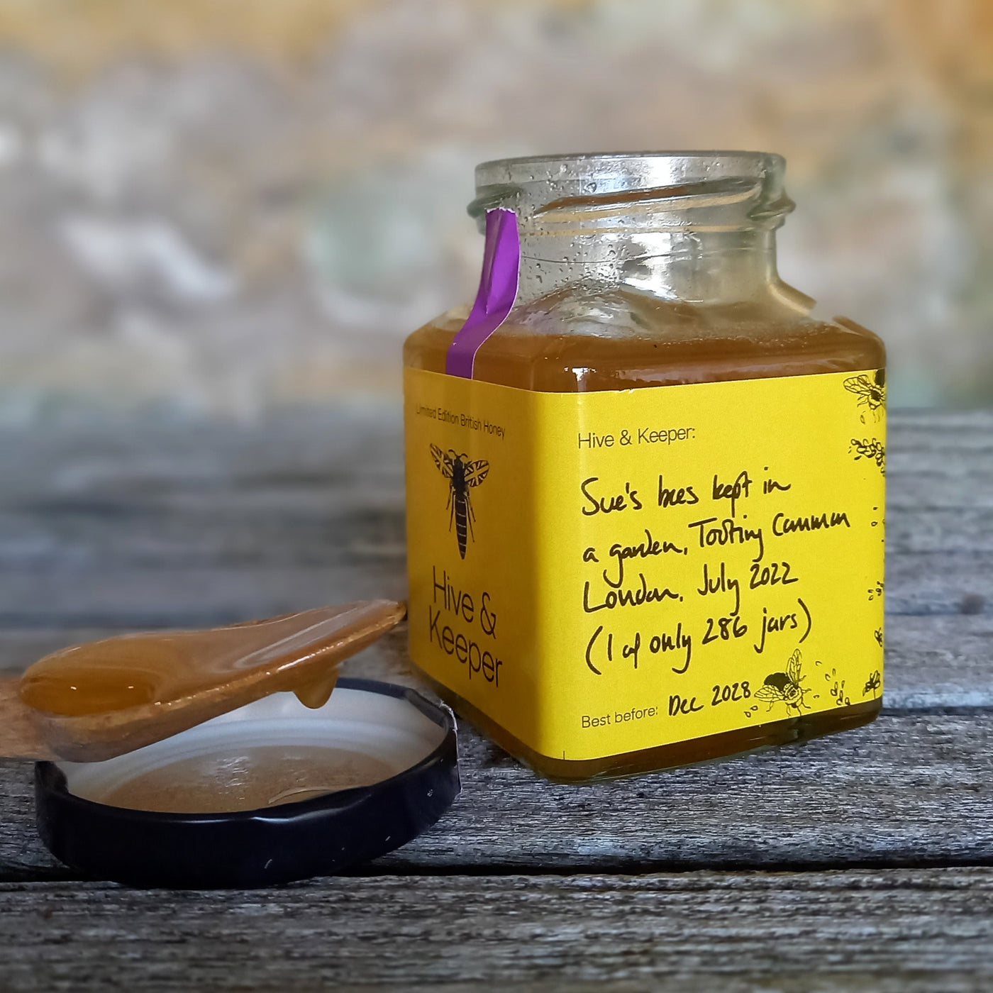 Honey from a garden , Tooting Common, London