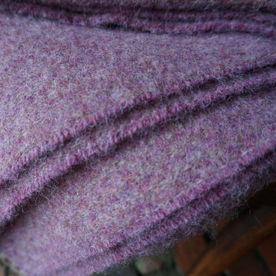 The Orchard fruits Shetland wool throw