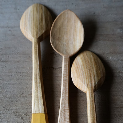 Hand carved small Cherry spoon