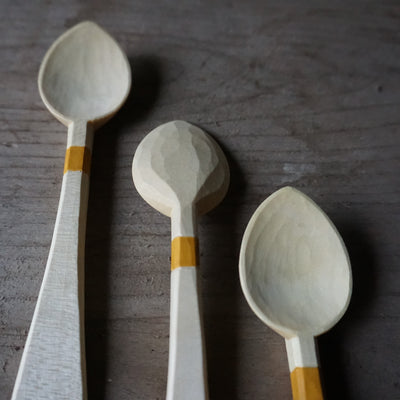 Hand carved small Sycamore spoon