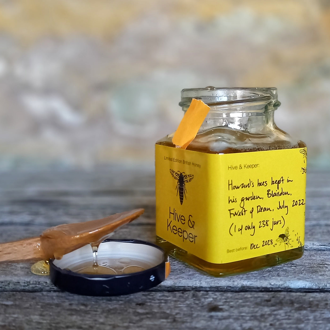 Honey from a garden, Blaisdon, Forest of Dean, Gloucestershire