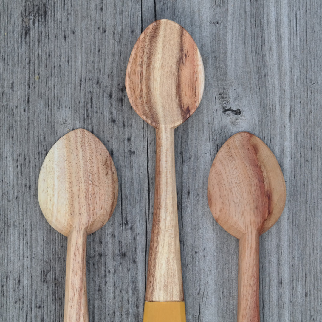 Hand carved honey spoon (British acacia)