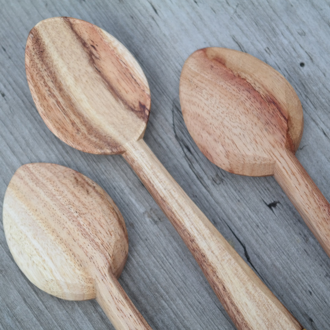 Hand carved honey spoon (British acacia)