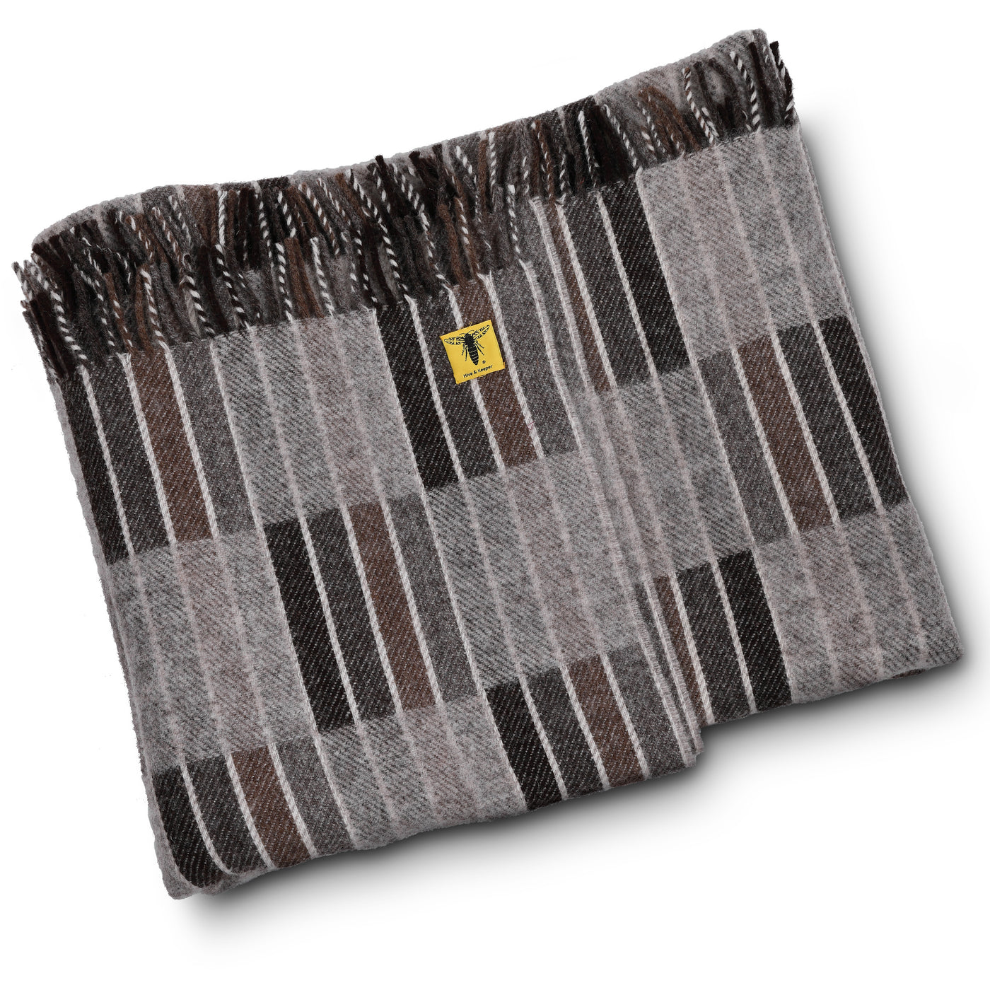 The Seaside Shetland wool throw