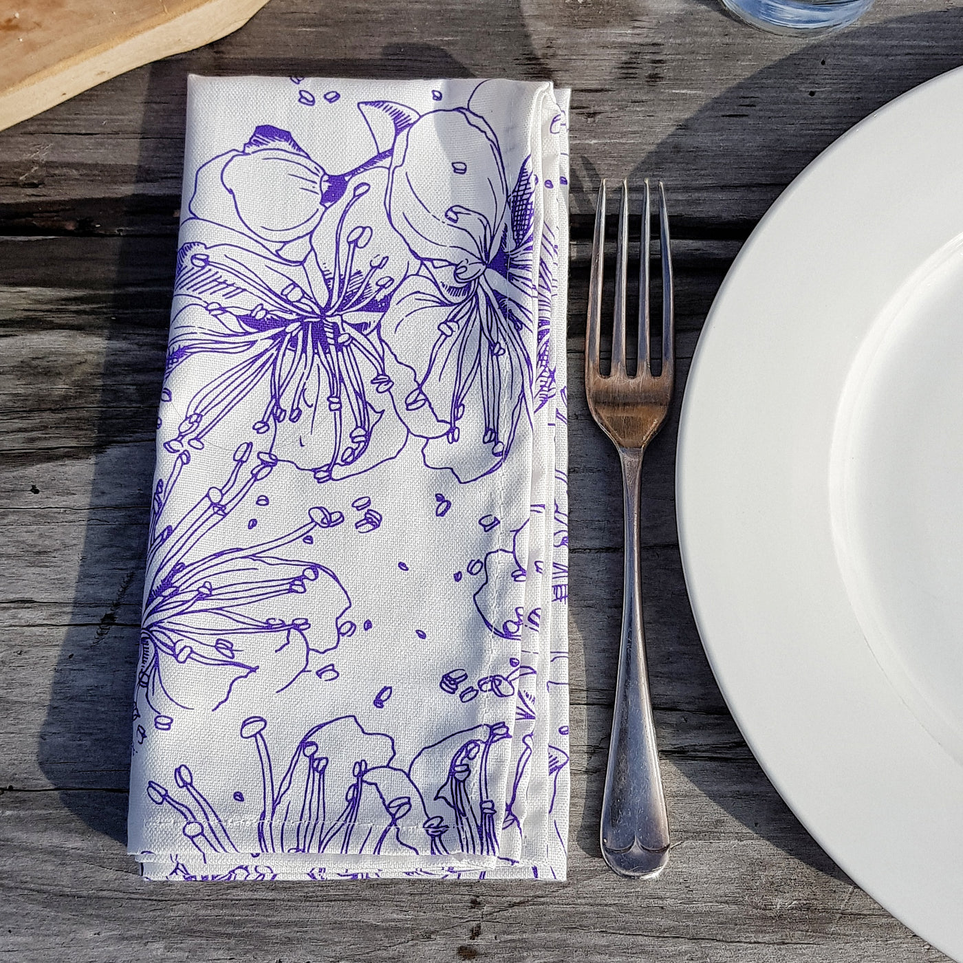 Wild Rose Floral Napkins (Set of 4)